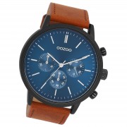 Oozoo Herren Armbanduhr Timepieces Analog Leder braun UOC11202