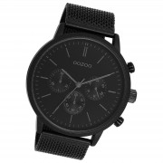 Oozoo Herren Armbanduhr Timepieces Analog Metall schwarz UOC11204