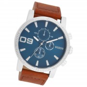 Oozoo Herren Armbanduhr Timepieces Analog Leder braun UOC11210