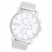 Oozoo Herren Armbanduhr Timepieces Analog Metall silber UOC11213