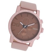 Oozoo Unisex Armbanduhr Timepieces Analog Leder taupe braun UOC11218