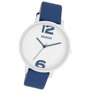 Oozoo Damen Armbanduhr Timepieces Analog Leder blau UOC11238