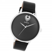 Oozoo Damen Armbanduhr Timepieces Analog Leder schwarz UOC11241