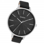 Oozoo Damen Armbanduhr Timepieces Analog Leder schwarz UOC11258