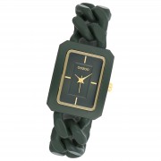 Oozoo Damen Armbanduhr Timepieces Analog Kunststoff schwarz UOC11279