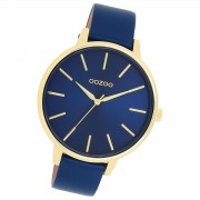Oozoo Damen Armbanduhr Timepieces Analog Leder blau UOC11292