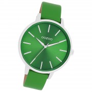 Oozoo Damen Armbanduhr Timepieces Analog Leder grün UOC11297