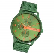 Oozoo Herren Armbanduhr Timepieces Analog Metall grün UOC11303