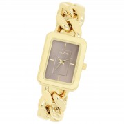 Oozoo Damen Armbanduhr Timepieces Analog Metall gold UOC11353