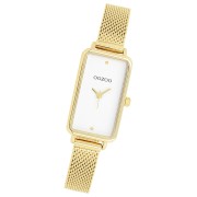 Oozoo Damen Armbanduhr Timepieces Analog Metallband gold UOC11533