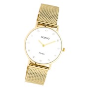 Oozoo Unisex Armbanduhr Vintage Series C20241 Analog Edelstahl gold UOC20241