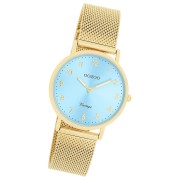 Oozoo Unisex Armbanduhr Vintage Series Analog Metall gold UOC20348