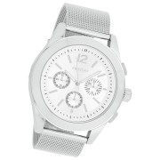 Oozoo Herren Armbanduhr Timepieces Analog Metall silber UOC2355A