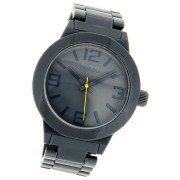 Oozoo Unisex Armbanduhr Vintage Series Analog Kunststoff dunkelgrau UOC3683A