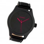 Oozoo Damen Armbanduhr Timepieces C1068 Quarz Leder schwarz UOC7119
