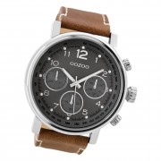 Oozoo Herren Armbanduhr Timepieces C9457A Analog Leder braun UOC9457A