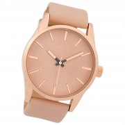 Oozoo Damen Armbanduhr Timepieces Analog Leder rosa UOC9626A