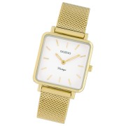 Oozoo Damen Armbanduhr Vintage Series Analog Metall gold UOC9843A