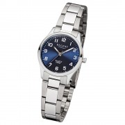 Regent Damen-Armbanduhr F-1325 Quarz-Uhr Edelstahl-Armband silber UR2253414