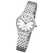 Regent Damenuhr Edelstahl-Armbanduhr Analog Metallarmband URBA870