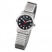 Regent Damen, Herren-Armbanduhr 32-F-1016 Quarz-Uhr Edelstahl-Armband silber URF1016
