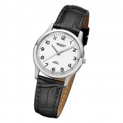 Regent Damen-Armbanduhr 32-F-1073 Quarz-Uhr Leder-Armband schwarz URF1073