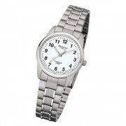 Regent Damen-Armbanduhr 32-F-1085 Quarz-Uhr Titan-Armband grau URF1085