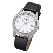 Regent Herren-Armbanduhr 32-F-1105 Quarz-Uhr Titan-Armband schwarz URF1105