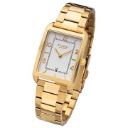 Regent Herren Armbanduhr Analog Metallarmband gold URF1291