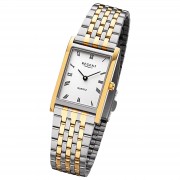 Regent Damen Armbanduhr Analog Metallarmband silber gold URF1332