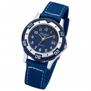 Regent Damen Armbanduhr Analog Textilarmband blau URF1366