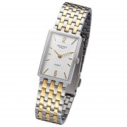 Regent Damen Armbanduhr Analog Metallarmband silber gold URF1471