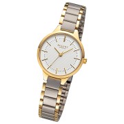 Regent Damen Armbanduhr Analog Metallarmband gold silber URF1503