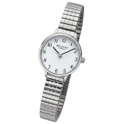 Regent Damen Armbanduhr Analog Edelstahlarmband silber URF1510