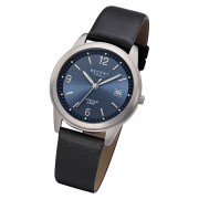 Regent Herren Armbanduhr Analog F-682 Quarz-Uhr Titan schwarz URF682