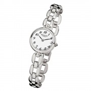 Regent Damen-Armbanduhr Mineralglas Quarz Edelstahl silber URF802