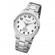 Regent Herren-Armbanduhr 32-FR-230 Funkuhr Edelstahl-Armband silber URFR230
