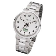Regent Herren Funkuhr Analog-Digital FR-248 Funk-Uhr Metall silber URFR248
