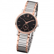 Regent Damen-Armbanduhr Quarz-Uhr Edelstahl-Armband silber rosegold Uhr URGM1410