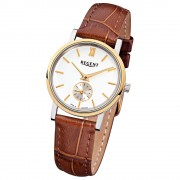 Regent Damen-Armbanduhr Quarz-Uhr Leder-Armband braun Uhr URGM1450
