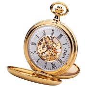 Regent Herren Taschenuhr Analog Gehäuse gold URP701