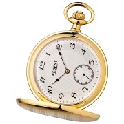 Regent Herren Taschenuhr Analog Gehäuse gold URP716