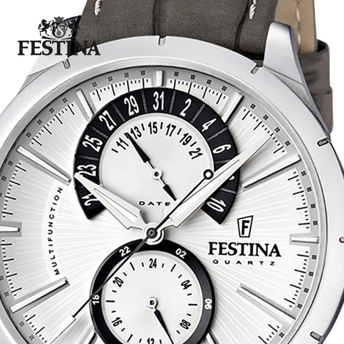 FESTINA Quarz UF16573/2 Herrenuhr Klassik mehrfarbig Multifunktionsuhr