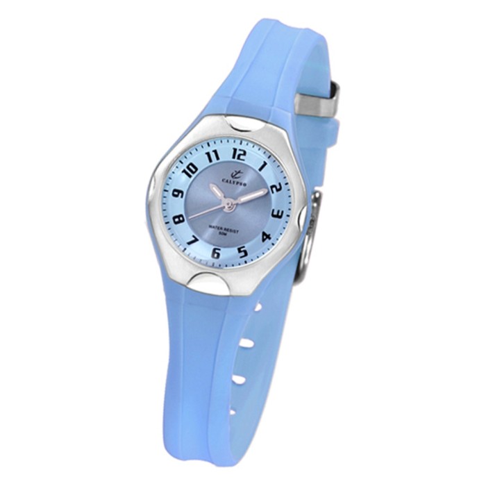 Calypso Kinder Armbanduhr Digital Crush K5736/4 Quarz-Uhr PU lila UK5736/4