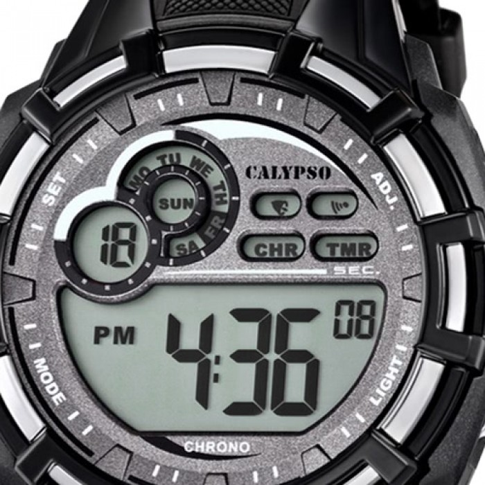 Multifunktion Herren-Armbanduhr Quarz PU UK5625/1 digital Calypso
