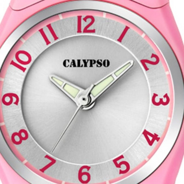 Calypso Armbanduhr Damen Herren Dame/Boy K5726/2 Quarzuhr PU hellrosa  UK5726/2