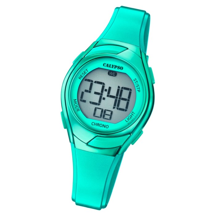 Calypso Kinder Armbanduhr Digital Crush K5738/5 Quarz-Uhr PU grün