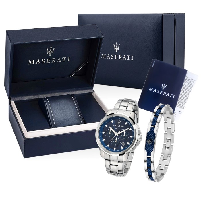 Maserati Herren Armbanduhr SUCCESSO Chrono Edelstahl UMAR8851121016
