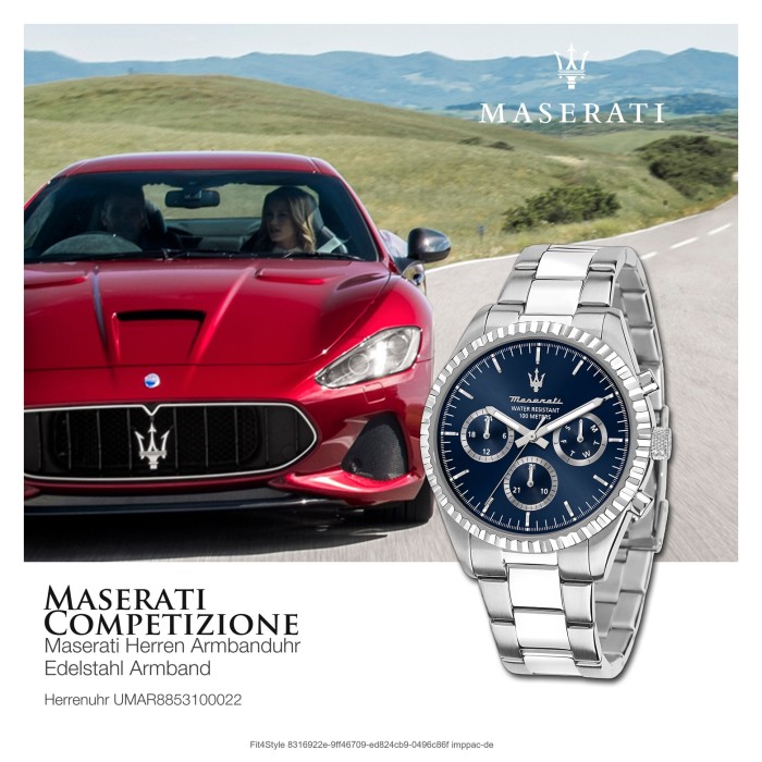Maserati Herrenuhr COMPETIZIONE Multifunktion Edelstahl UMAR8853100022