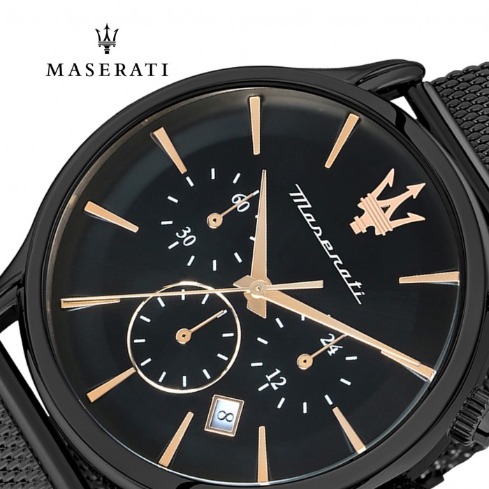 Maserati Herren Armbanduhr EPOCA Chrono Edelstahl UMAR8873618013